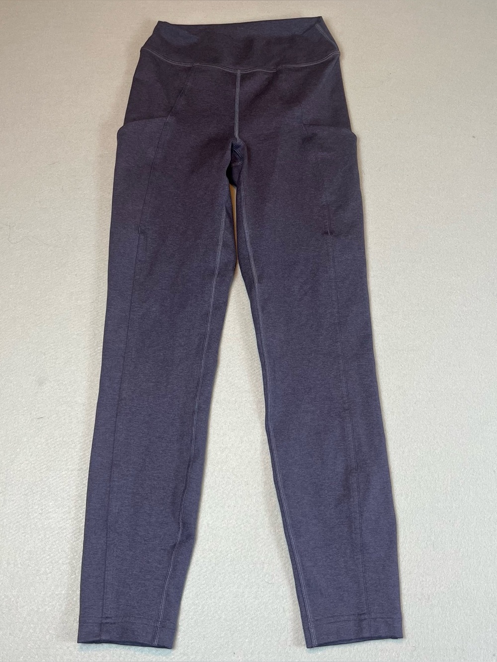 Lululemon Align High-Rise Pant 24" with Pockets Navy Blue Heathered Size 4